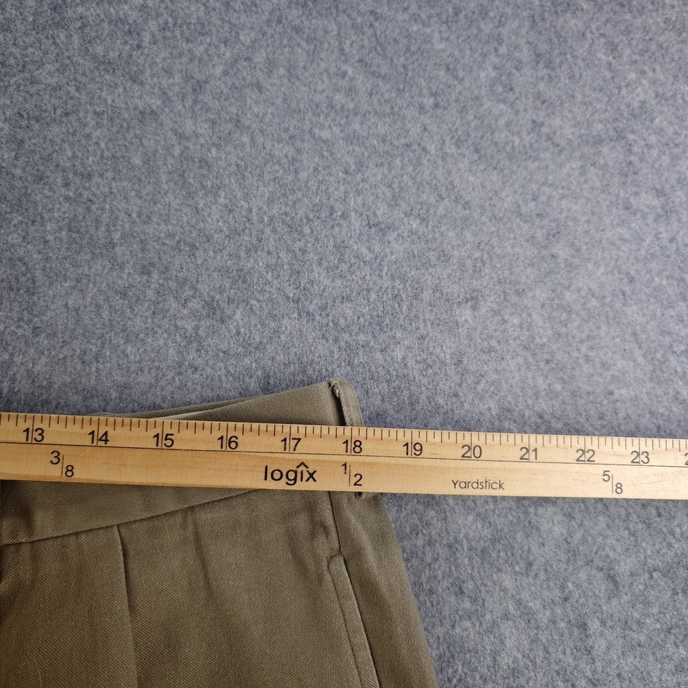 Brooks Brothers 346 Dress Pants Mens 38x30 Brown Pleated Cuffed 100% Cotton - Picture 5 of 8